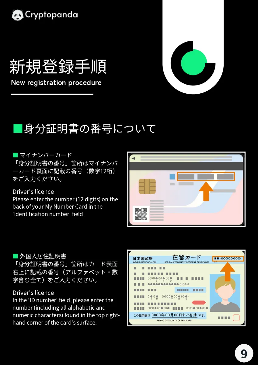 CryptoPanda使い方ガイド 9