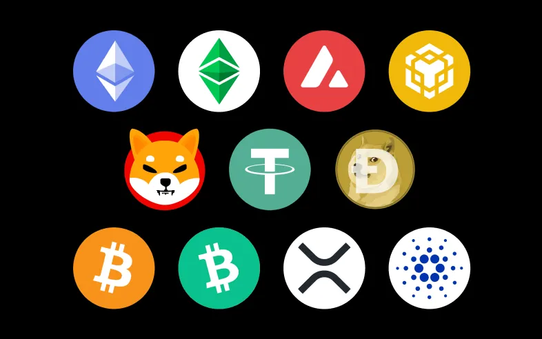 USDTをはじめとした多数の仮想通貨を交換可能